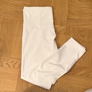 Athleta Ultra High Rise White Leggings